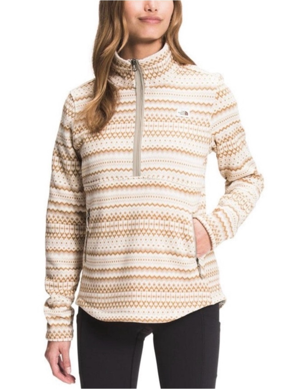 The North Face Women's Printed Crescent 1/4 Zip Pullover